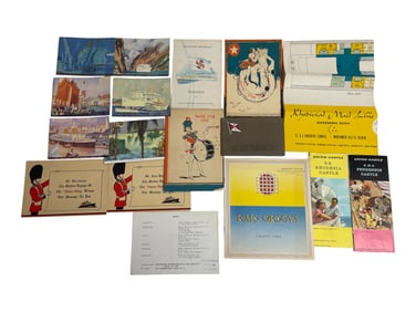 Ocean Liner & Cruise Line Ephemera Collection