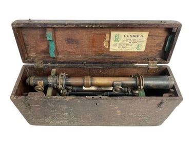 Antique Brass Surveyors Transit