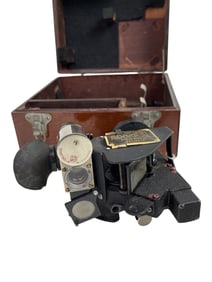WWII Military Signal Equipment in Metal Case