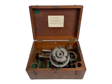 Vintage Surveying Transit / Theodolite with Accessories