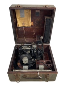 U.S. Military Optical Instrument in Wood Case