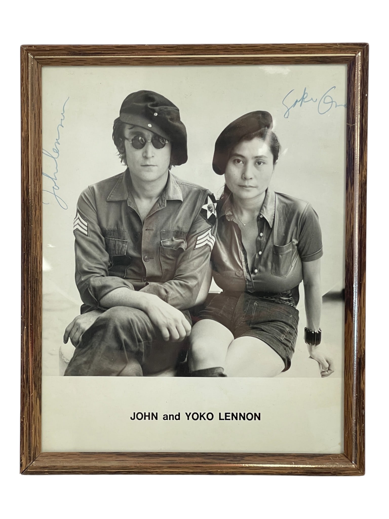 John and Yoko Lennon Signed Photograph (1 of 5)