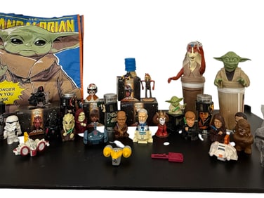 Star Wars Collectible Toy and Cup Collection