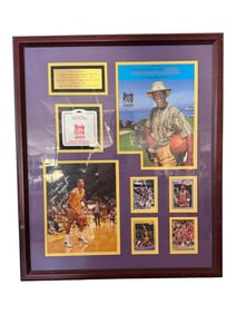 Byron Scott Los Angeles Lakers Signed Photo Display