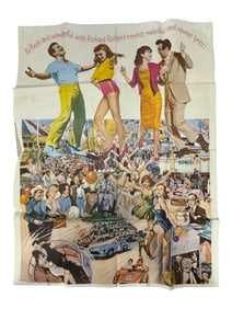 Vintage Movie Poster Vintage Musical Poster (1950s Richard Rodgers Theme)
