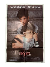 Vintage Movie Poster  Mrs. Soffel (1984 Mel Gibson & Diane Keaton Poster)