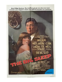 Vintage Movie Poster  The Big Sleep (1978 Robert Mitchum Poster)