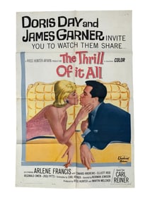 Vintage Movie Poster  The Thrill of It All (1963 Doris Day & James Garner Poster)