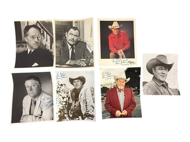 Collection of Signed Western Actor Photographs