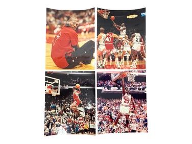 Michael Jordan Basketball Photographs (Set of 4)
