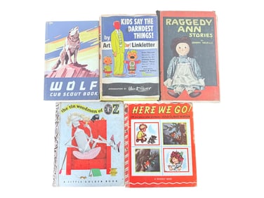 Vintage Children’s Book Collection ? Raggedy Ann & Oz Titles (5 pcs)