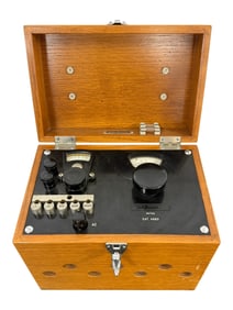 Leeds & Northrup Resistance Bridge Meter in Wooden Case