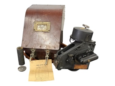 Aero Instrument Bubble Sextant Mk. IXA with Case and Calibration Sheet