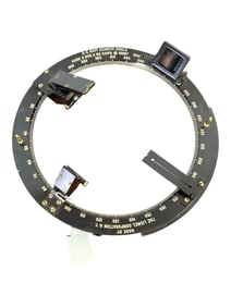 WWII U.S. Navy Azimuth Circle Mk. 2 Mod. 2 in Fitted Wooden Box