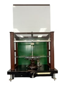 Vintage Millisrands Analytical Balance Scale in Glass Case