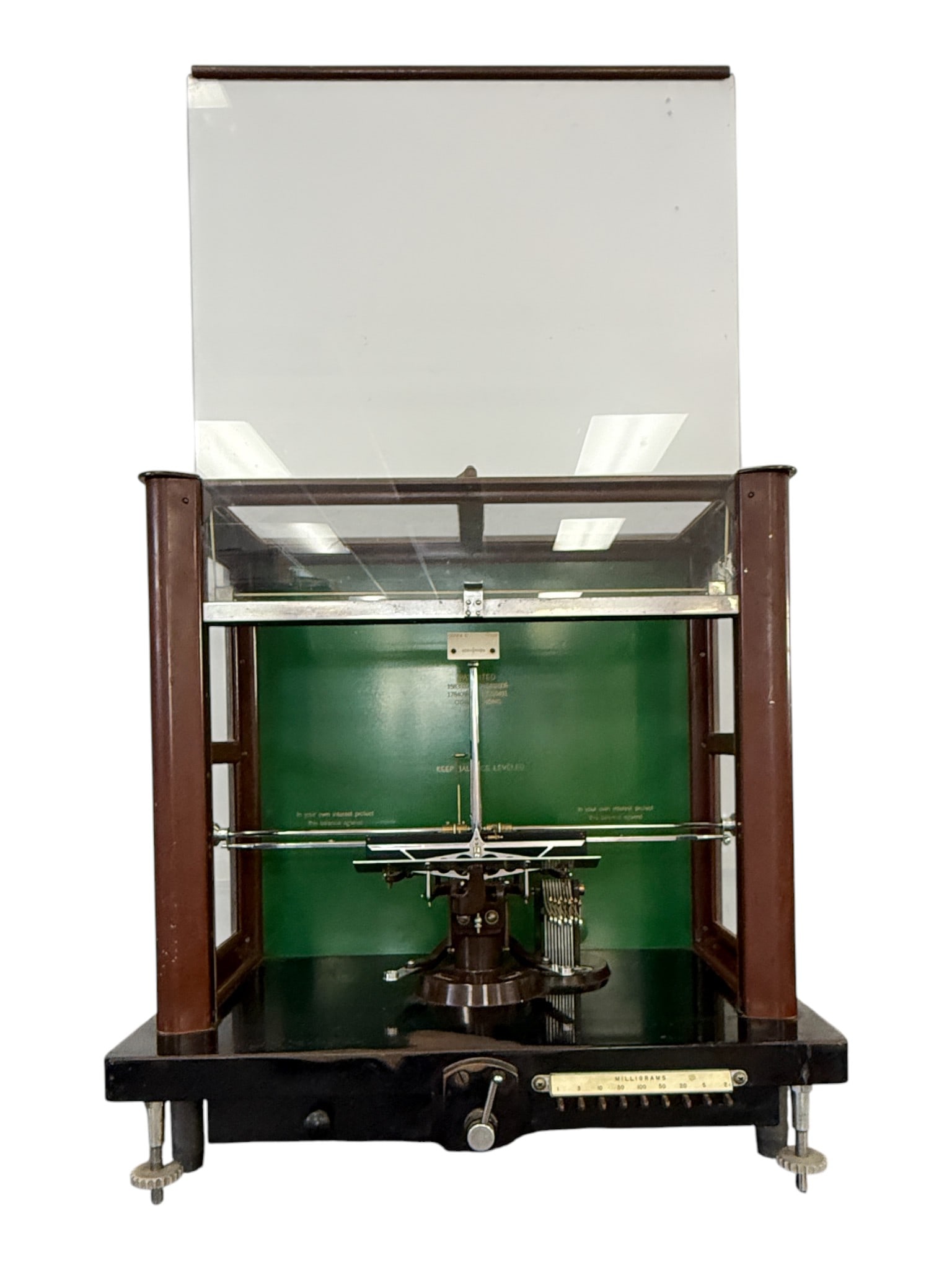 Vintage Millisrands Analytical Balance Scale in Glass Case (1 of 7)