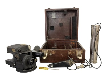 Aircraft Optical Periscope Instrument with Case and Lamp