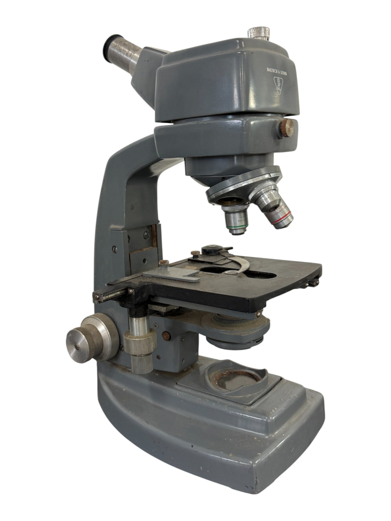 Bausch & Lomb Binocular Microscope, Gray Finish (1 of 5)