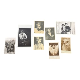 Group of Vintage Celebrity Portrait Postcards ? 1920s?1950s