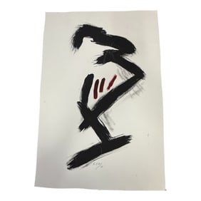 K. Fraj Abstract Expressionist Painting, 2014