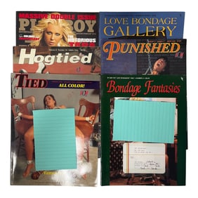 Collection of Vintage Adult Magazines  Leashed, Tight Ropes