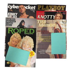 Collection of Vintage Adult Magazines  Leashed, Tight Ropes