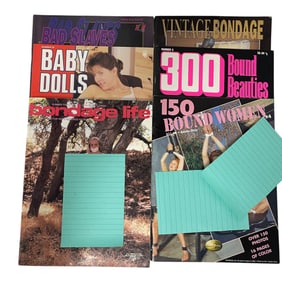 Collection of Vintage Adult Magazines  Leashed, Tight Ropes
