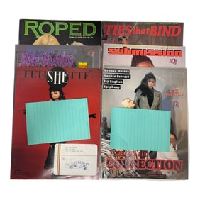 Collection of Vintage Adult Magazines  Leashed, Tight Ropes