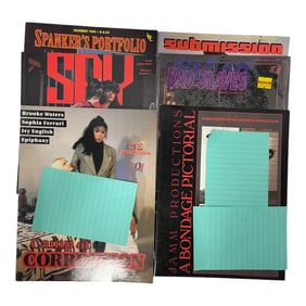 Collection of Vintage Adult Magazines  Leashed, Tight Ropes