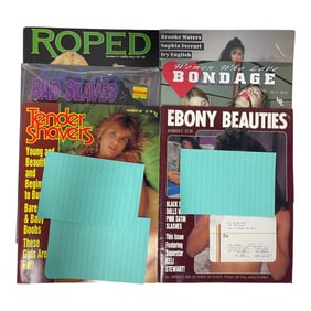 Collection of Vintage Adult Magazines  Leashed, Tight Ropes