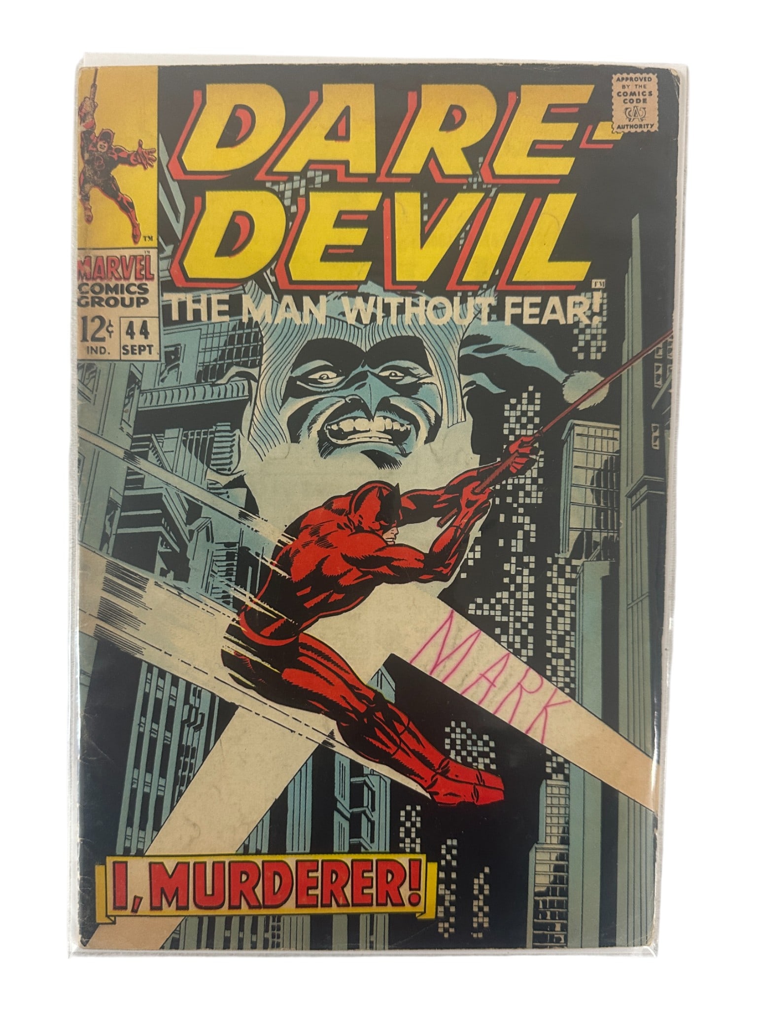 Daredevil #44 Marvel Vintage Comic Book (1 of 1)