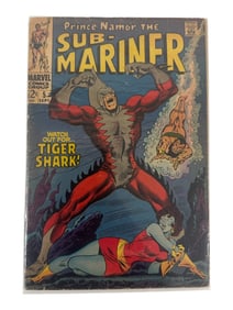Prince Namor The Sub-Mariner #5 Tiger Shark Appearance Marvel Comic Book