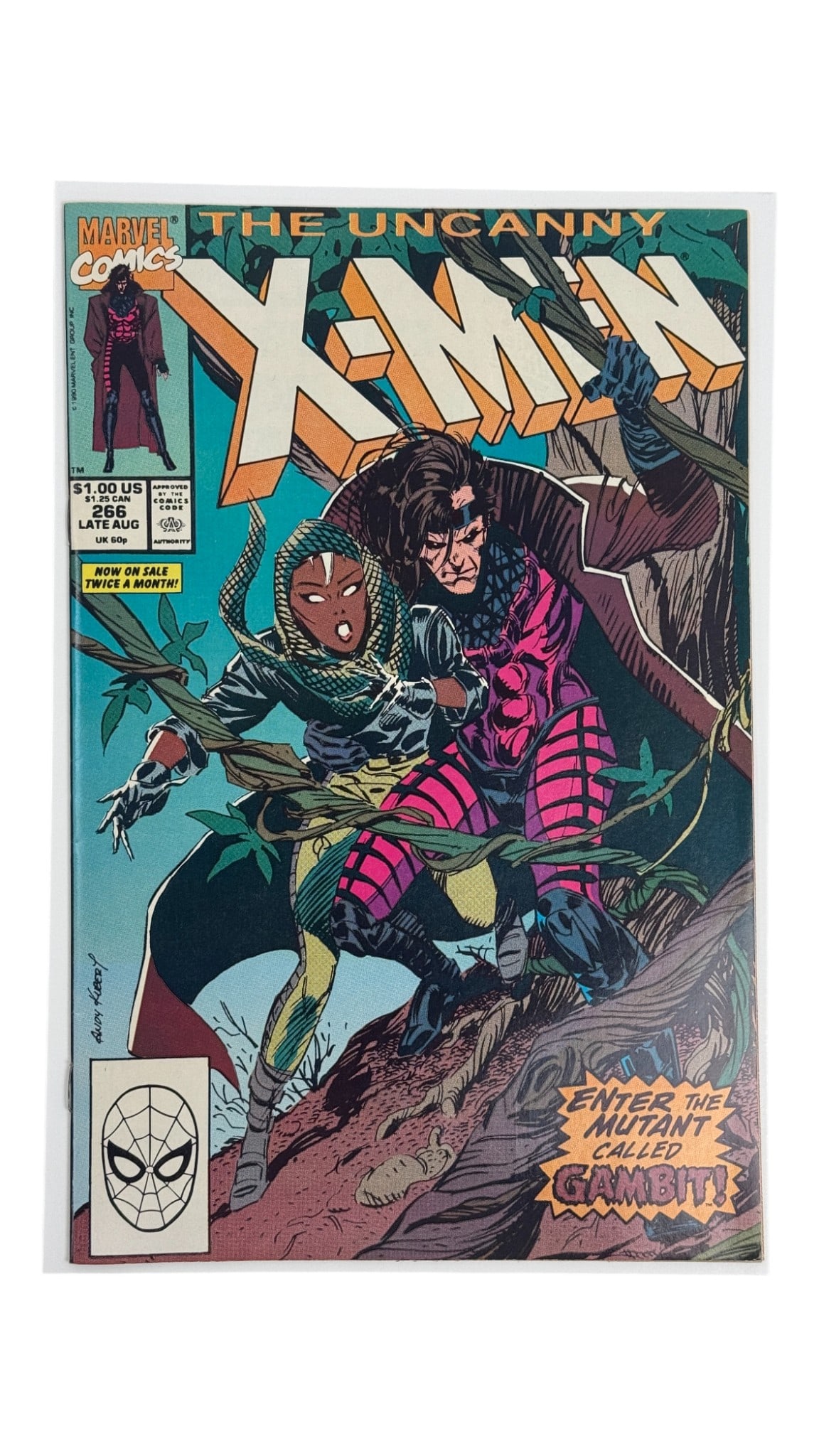 Uncanny X-Men #266 1st Gambit Appearance Comic Book: Uncanny X-Men #266 1st Gambit Appearance Comic Book
