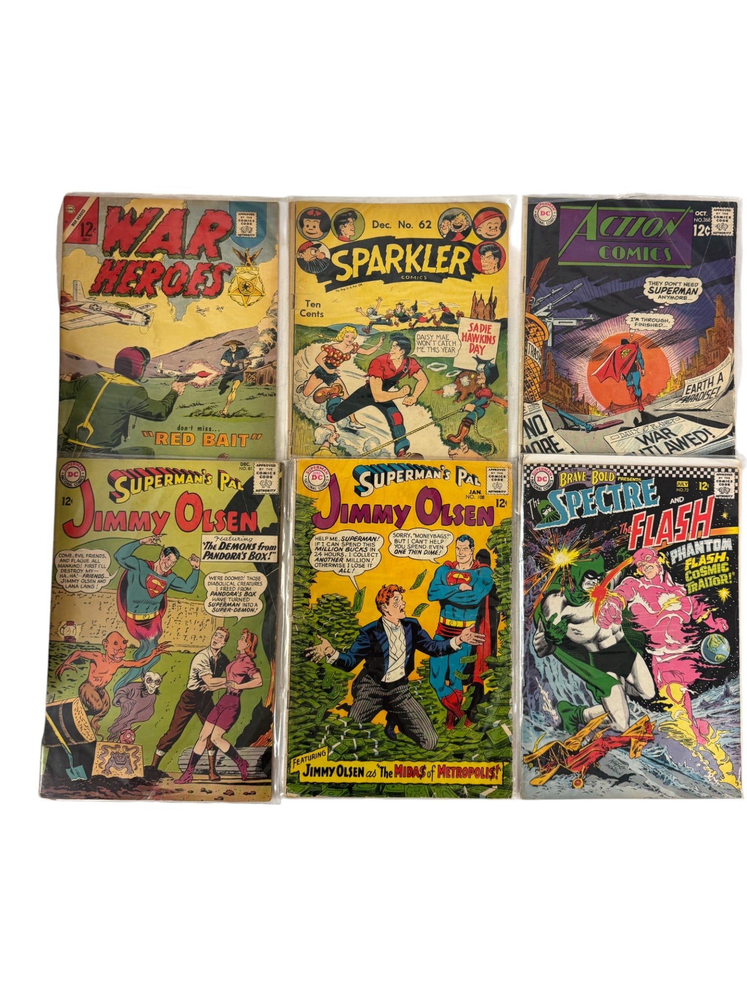 Vintage Comic Book Collection Lot: Vintage Comic Book Collection Lot