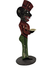 Black Americana Vintage Smoking Ashtray Stand