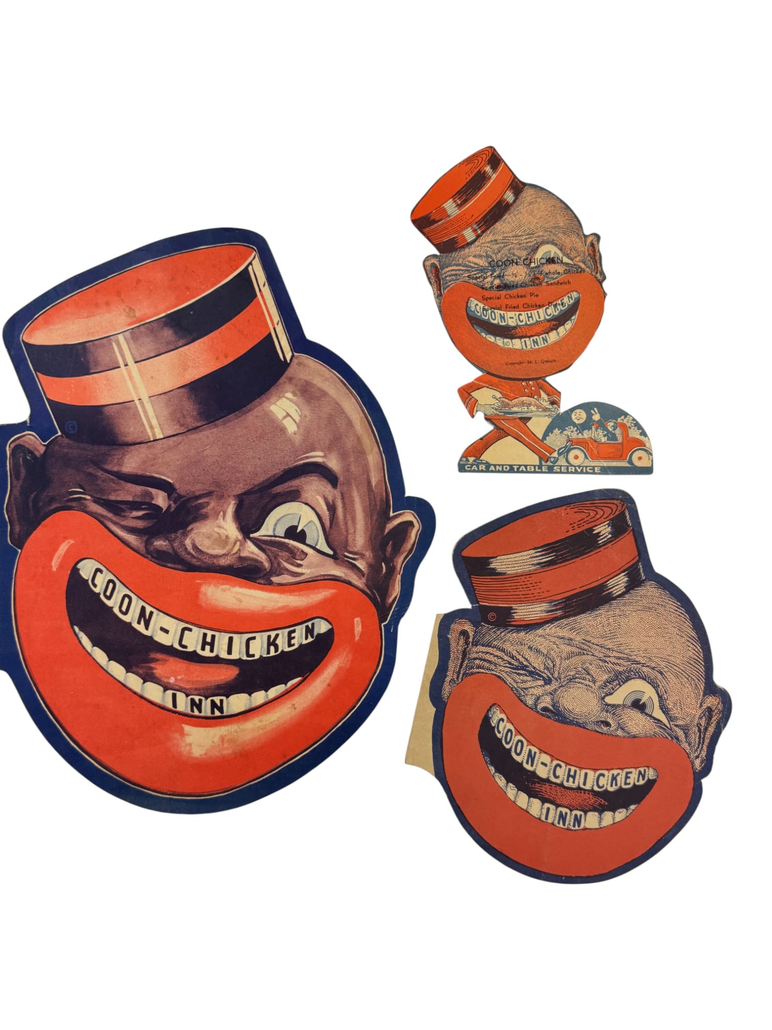 Vintage Black Americana Restaurant Menus (1 of 4)