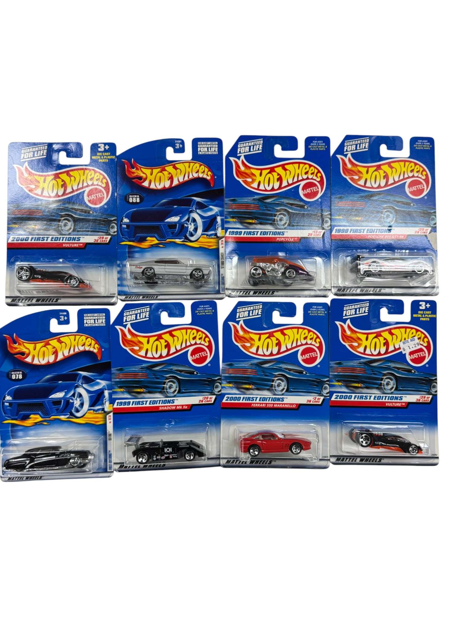 Vintage Hot Wheel Model Car Collection Lot: Vintage Hot Wheel Model Car Collection Lot