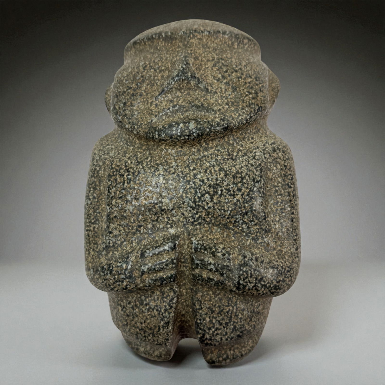 Large Pre Columbian Granite Figure, Late Preclassic/Early Classic c.300BCE - A.D.200 (1 of 4)