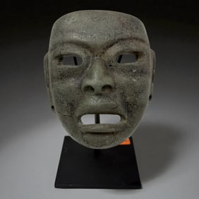 Pre Columbian Greenstone Ritual Mask