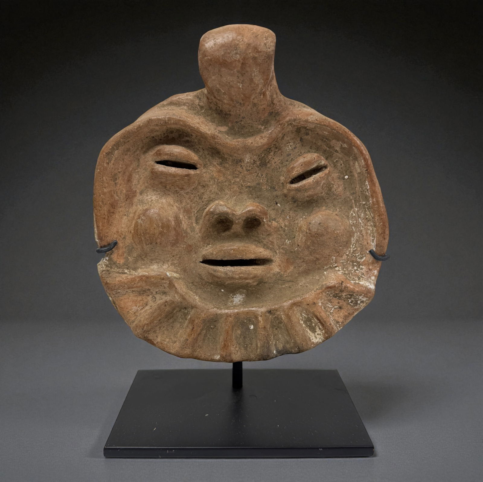Pre Columbian Terracotta Sun Mask (1 of 6)