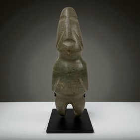 Pre Columbian Greenstone Standing Figure