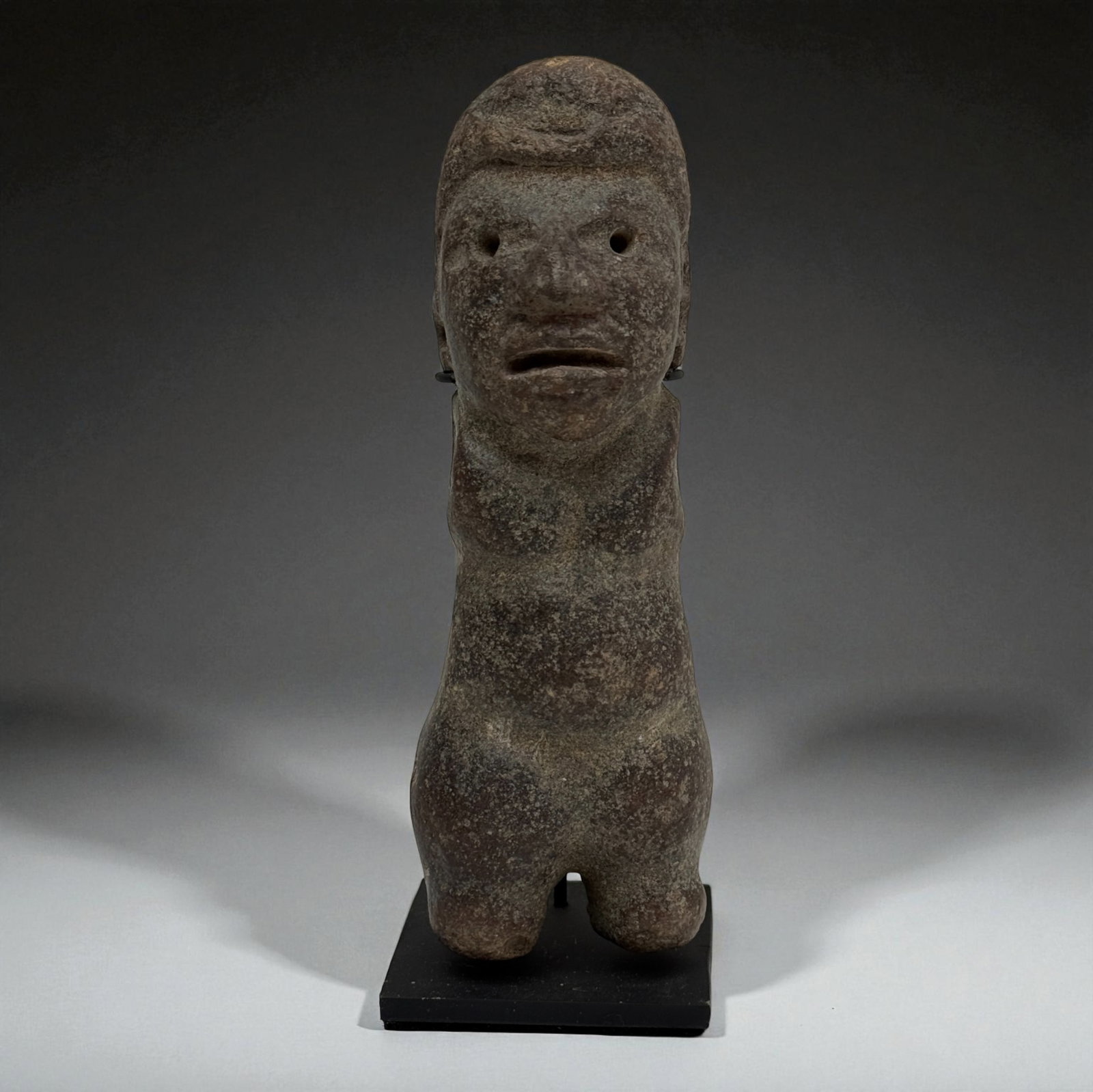 Pre Columbian Elongated Stone Standing Figure (1 of 5)