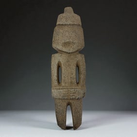 Pre-Columbian MEZCALA Stone Standing Figure
