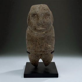 Pre-Columbian Stone Anthropomorphic Figure