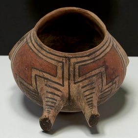 Pre-Columbian Mayan Style Spiked Headdress Figure