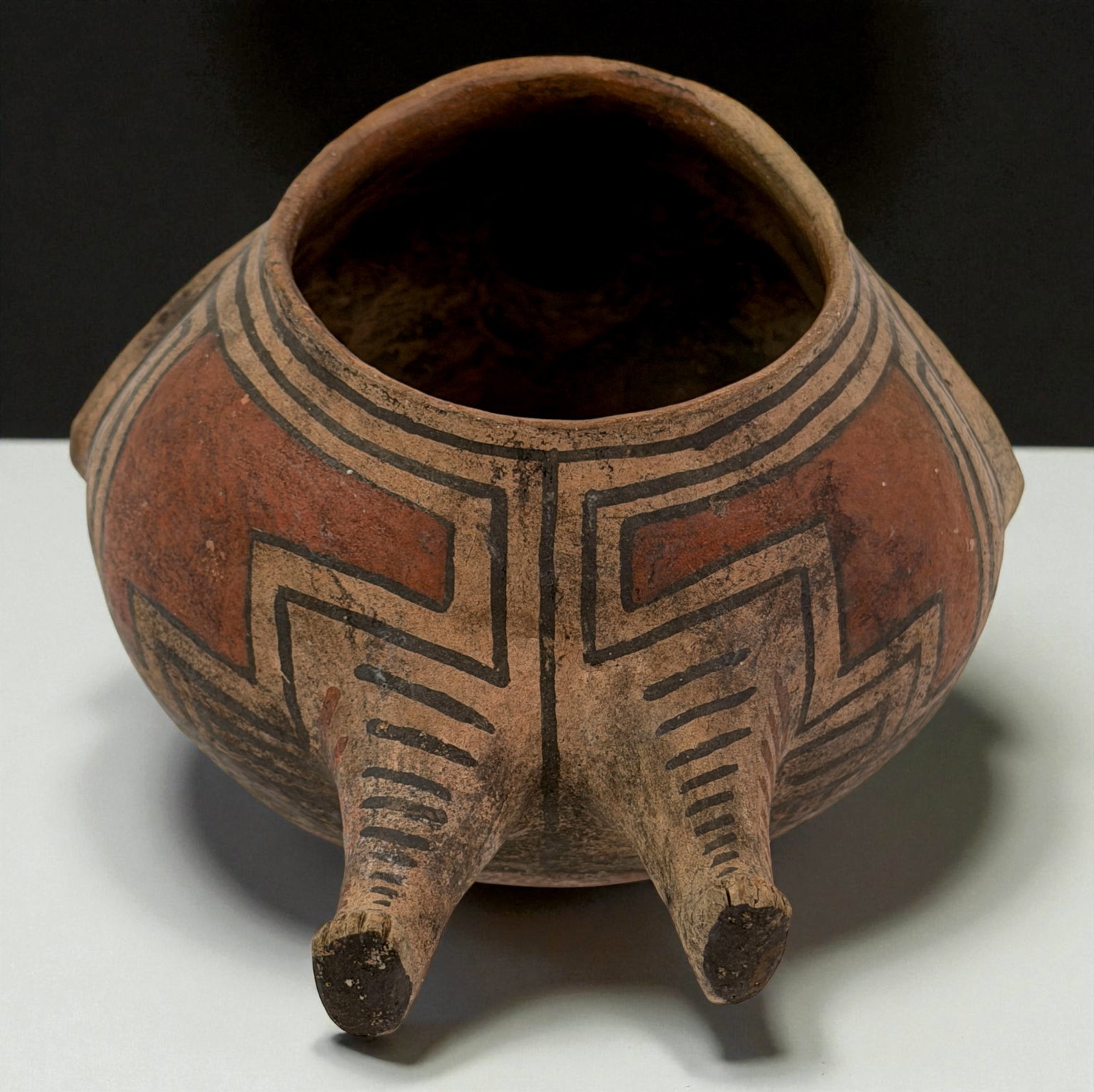 Pre-Columbian Mayan Style Spiked Headdress Figure (1 of 7)