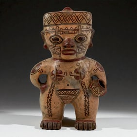 Pre-Columbian Tribal Painted Figure
