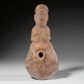 Pre-Columbian Gourd-Form Effigy Vessel
