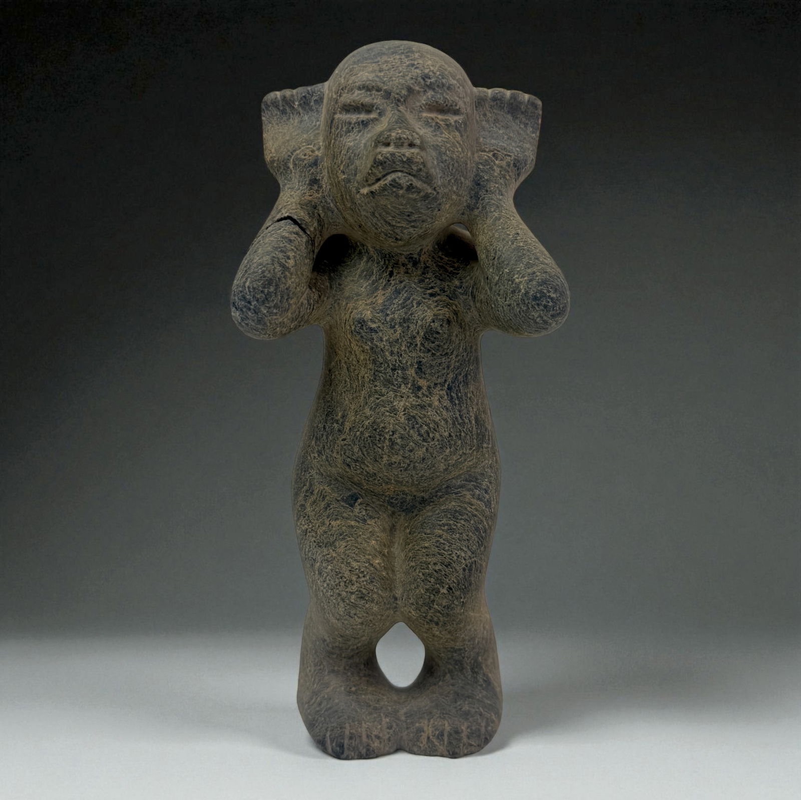 Pre-Columbian Standing Stone Figure (1 of 8)
