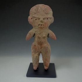 Pre-Columbian Standing Female Figurine